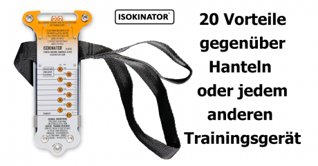 20 Vorteile des Isokinators gegenüber anden Geräte
