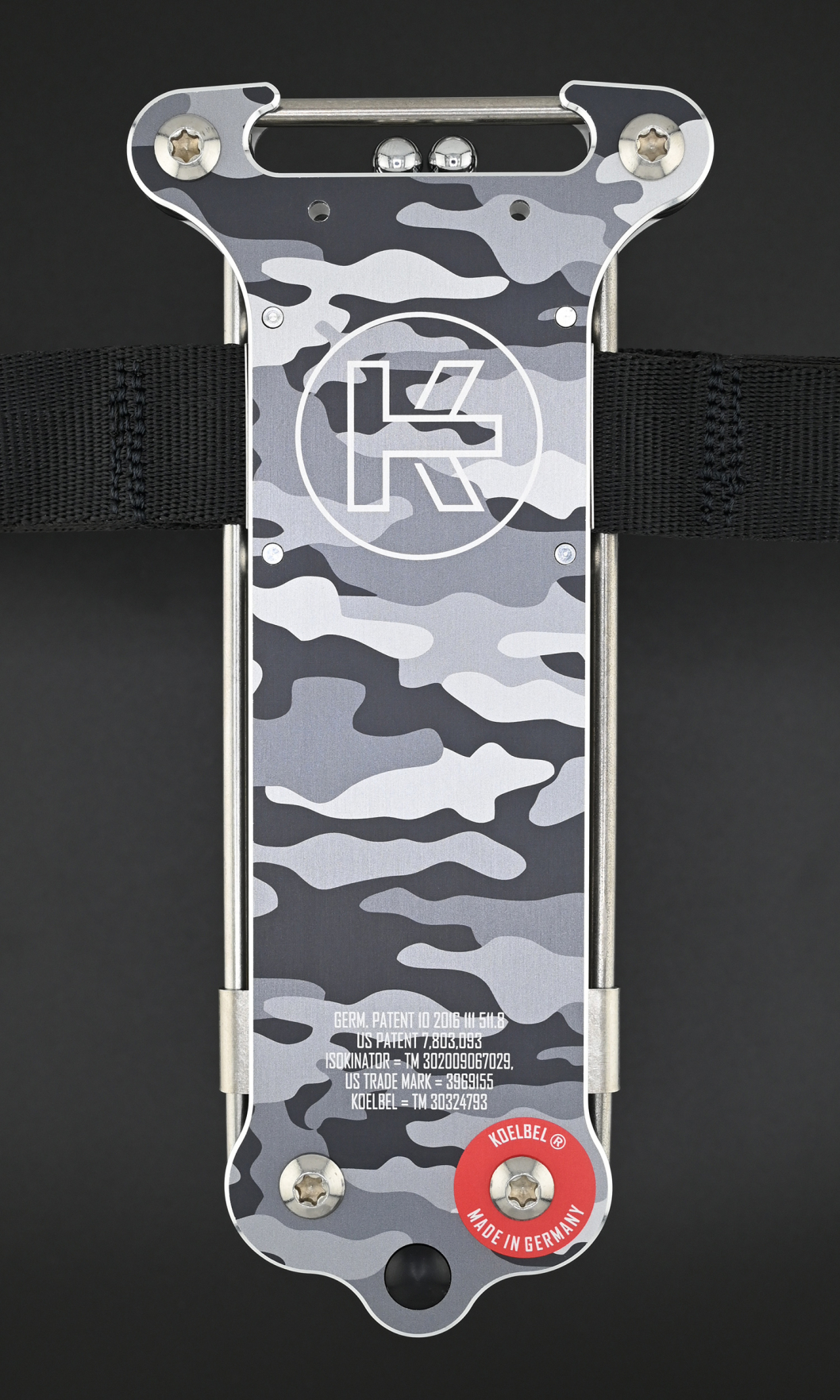 Isokinator CAMO X Rückseite Isokinator CAMO X Rückseite