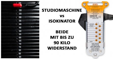 Der Isokinator ersetzt das Training im Fitness-Stu